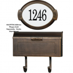 PRO-DF  Wall Mount Bronze Standard Mailbox