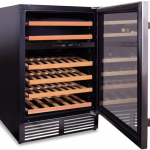 Maxximum  23.5-in W 46-Bottle Capacity Black Cabinet Dual Zone Cooling Built-In/freestanding Wine Cooler