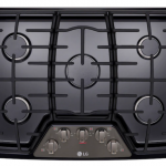 LG  30-in 5 Burners Black Stainless Steel Gas Cooktop