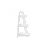 RiverRidge  White Corner Tiered Shelf 11.5-in L x 11.5-in D (3 Decorative Shelves)