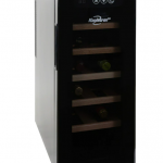 Koolatron  10.25-in W 12-Bottle Capacity Black Freestanding Wine Cooler