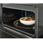 Frigidaire  30-in Self-cleaning Convection Air Fry Air Sous Vide Convection European Element Microwave Wall Oven Combo (Black Stainless Steel)