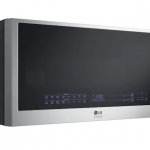 LG  STUDIO 1.7-cu ft 1550-Watt Over-the-Range Convection Microwave with Sensor Cooking (Printproof Stainless Steel)