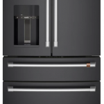 Cafe  Smart 27.8-cu ft 4-Door French Door Refrigerator with Ice Maker (Matte Black) ENERGY STAR