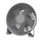 Style Selections  8-in 3-Speed Indoor Gray Desk Fan