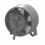 Style Selections  8-in 3-Speed Indoor Gray Desk Fan