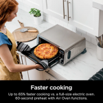 Ninja  Ninja Foodi Dual Heat Air Fry Oven 6-Slice Black Convection Toaster Oven (1800-Watt)
