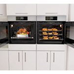 Bosch  Benchmark Series 30-in Self-cleaning Convection European Element Single Electric Wall Oven (Stainless Steel)
