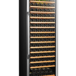 LANBO  23.4-in W 171-Bottle Capacity Black Built-In Wine Cooler