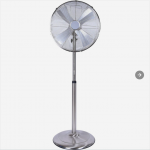 Utilitech  16-in 3-Speed Indoor Nickel Brushed Oscillating Pedestal Fan