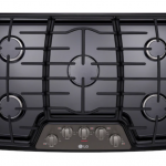 LG  36-in 5 Burners Black Stainless Steel Gas Cooktop