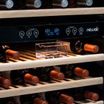 NewAir  24-in W 116-Bottle Capacity Stainless Steel and Black Dual Zone Cooling Built-In/freestanding Wine Cooler