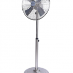 Utilitech  16-in 3-Speed Indoor Nickel Brushed Oscillating Pedestal Fan