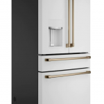 Cafe  Smart 27.8-cu ft 4-Door French Door Refrigerator with Ice Maker (Matte White) ENERGY STAR