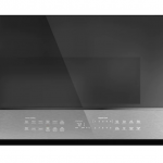 Cafe  Modern Glass 2.1-cu ft 1050-Watt Over-the-Range Microwave with Sensor Cooking (Platinum Glass)