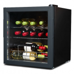 BLACK+DECKER  17.5-in W 14-Bottle Capacity White Freestanding Wine Cooler