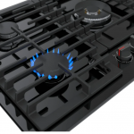 Bosch  800 Series 36-in 5 Burners Black Stainless Steel Gas Cooktop