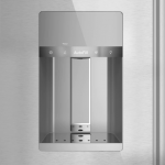 Cafe  Modern Glass 27.8-cu ft 4-Door French Door Refrigerator with Ice Maker (Platinum Glass) ENERGY STAR