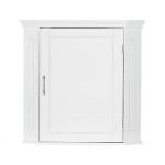 RiverRidge  White Corner Wall Cabinet 20.5-in L x 14.5-in D (2 Decorative Shelves)