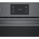 Bosch  500 Series 30-in Self-cleaning Single Electric Wall Oven (Black Stainless Steel)