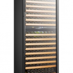 LANBO  32.3-in W 287-Bottle Capacity Black Dual Zone Cooling Built-In/freestanding Wine Cooler