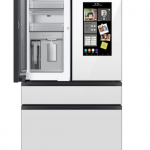 Samsung  Bespoke 22.5-cu ft 4-Door Counter-depth French Door Refrigerator with Dual Ice Maker and Door within Door (3 Panels Sold Separately) ENERGY STAR