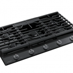 Samsung  36-in 5 Burners Black Stainless Steel Gas Cooktop