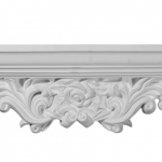 Ekena Millwork  White Floating Shelf 23.25-in L x 3.875-in D (1 Decorative Shelves)