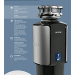 Moen  Chef Corded 1-HP Continuous Feed Noise Insulation Garbage Disposal