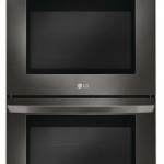 LG  30-in Self-Cleaning Single-Fan Double Electric Wall Oven (Black Stainless Steel)