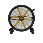 Big Ass Fans  48-in 100-Speed Indoor or Outdoor Black/Yellow Floor Fan