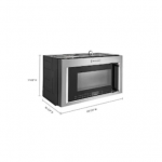 KitchenAid  1.9-cu ft 1000-Watt Over-the-Range Convection Microwave with Sensor Cooking (Stainless Steel)