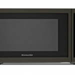 KitchenAid  1.5-cu ft 1400-Watt Countertop Convection Microwave (Black Stainless with Printshield Finish)