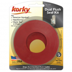 Korky  Red Fitsaquasource and Others Dual Flush Seal Kit Flush Valve Seal