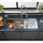 KOHLER  Prolific Undermount 44-in x 11.0625-in Stainless Steel Single Bowl Stainless Steel Workstation Kitchen Sink with Drainboard