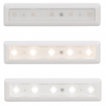 ecolight  2-Pack 9-in Battery LED Under Cabinet Light Bar Light with Remote