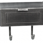 PRO-DF  Wall Mount Silver Standard Mailbox