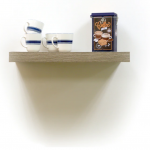 inPlace  Rustic Wood Floating Shelf 24-in L x 10-in D (1 Decorative Shelves)