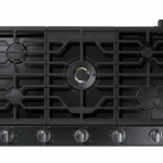 Samsung  36-in 5 Burners Black Stainless Steel Gas Cooktop