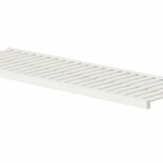 allen + roth White Ventilated 48-in L x 16-in D Wood Shelf Kit (1 Shelf)