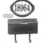 PRO-DF  Wall Mount Silver Standard Mailbox