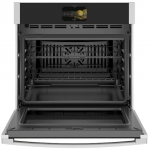 GE  Profile Smart 30-in Self-Cleaning Air Fry Convection European Element Single Electric Wall Oven (Stainless Steel)