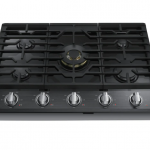 Samsung  36-in 5 Burners Black Stainless Steel Gas Cooktop