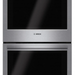 Bosch  500 Series 30-in Self-cleaning Single-fan Double Electric Wall Oven (Stainless Steel)