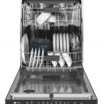 GE  Profile Dry Boost Top Control 24-in Built-In Dishwasher (Black Stainless) ENERGY STAR, 45-dBA