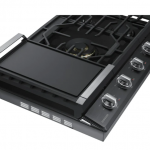 Samsung  36-in 5 Burners Black Stainless Steel Gas Cooktop