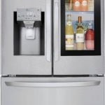 LG - 27.8 Cu. Ft. 4-Door French Door Smart Refrigerator with InstaView - Stainless steel