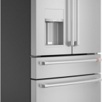 Café - 22.3 Cu. Ft. 4-Door French Door Counter-Depth Smart Refrigerator - Stainless steel