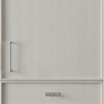 Monogram - 17.6 Cu. Ft. Column Built-In Smart Refrigerator - Custom Panel Ready