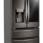 LG - 28 Cu. Ft. 4-Door French Door Smart Refrigerator with Dual Ice with Craft Ice and InstaView - Black Stainless Steel
